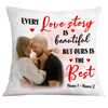 Personalized Couple Photo Love Story Pillow DB147 95O24 1