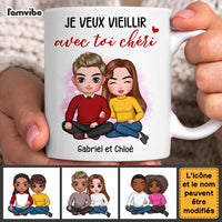 Personalized Gift For Couple French I Want To Grow Old With You Mug 30915 thumb 1