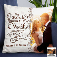 Personalized Couple Photo Pillow DB148 30O47 thumb 1