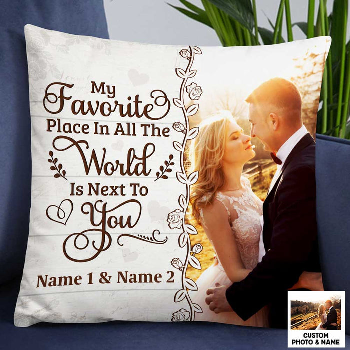 Personalized Couple Photo Pillow DB148 30O47 1
