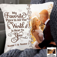 Personalized Couple Photo Pillow DB148 30O47 thumb 1