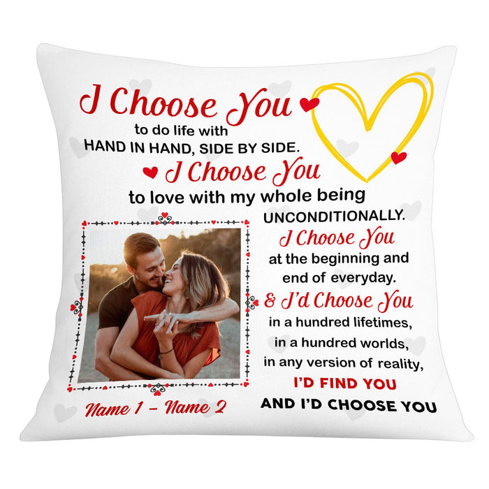 Personalized Couple Photo Pillow DB144 26O53 1