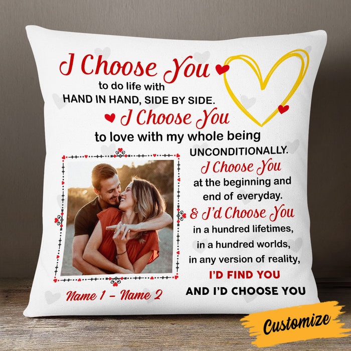 Personalized Couple Photo Pillow DB144 26O53 1