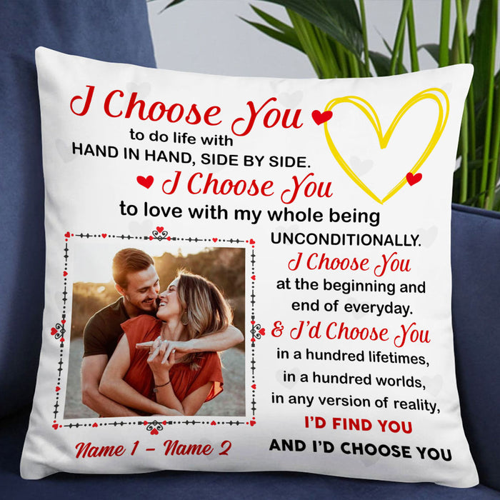 Personalized Couple Photo Pillow DB144 26O53 1