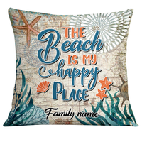 Personalized Beach Pillow DB143 87O24 thumb 1