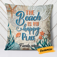 Personalized Beach Pillow DB143 87O24 thumb 1