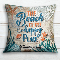 Personalized Beach Pillow DB143 87O24 thumb 1