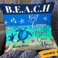 Personalized Beach Pillow DB147 30O66 thumb 1