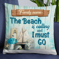 Personalized Beach Pillow DB144 87O18 thumb 1