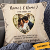 Personalized Couple Photo Fairytale Pillow DB148 95O66 1