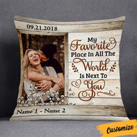 Personalized Couple Photo Pillow DB148 23O36 thumb 1