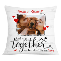 Personalized Couple Photo Pillow DB149 23O53 thumb 1