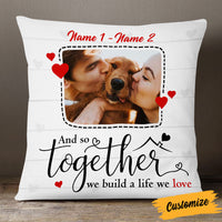 Personalized Couple Photo Pillow DB149 23O53 thumb 1