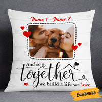 Personalized Couple Photo Pillow DB149 23O53 thumb 1