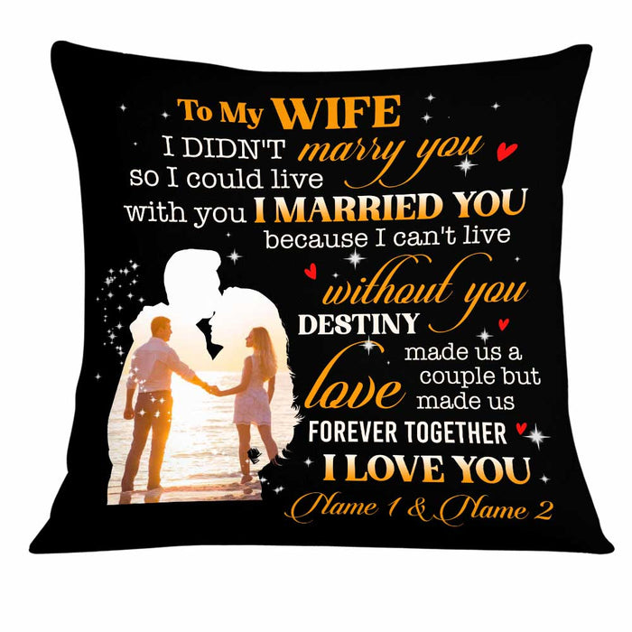 Personalized Couple Photo Pillow DB145 26O34 1