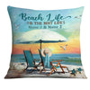 Personalized Beach Life Pillow DB144 23O19 1