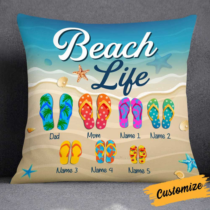Personalized Beach Life Pillow DB145 23O34 1