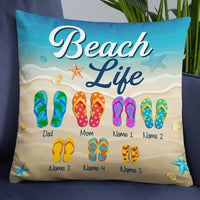 Personalized Beach Life Pillow DB145 23O34 thumb 1
