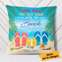 Personalized Beach Some Girls Pillow DB142 26O23 thumb 1