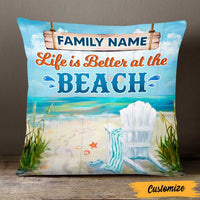 Personalized Life At The Beach Pillow DB143 26O47 thumb 1