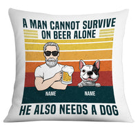 Personalized Dog Dad Pillow NB156 81O32 thumb 1