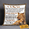 Personalized My Son Grandson Lion Pillow DB157 26O58 1