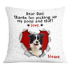 Personalized To Dog Dad Photo Pillow DB156 95O53 1