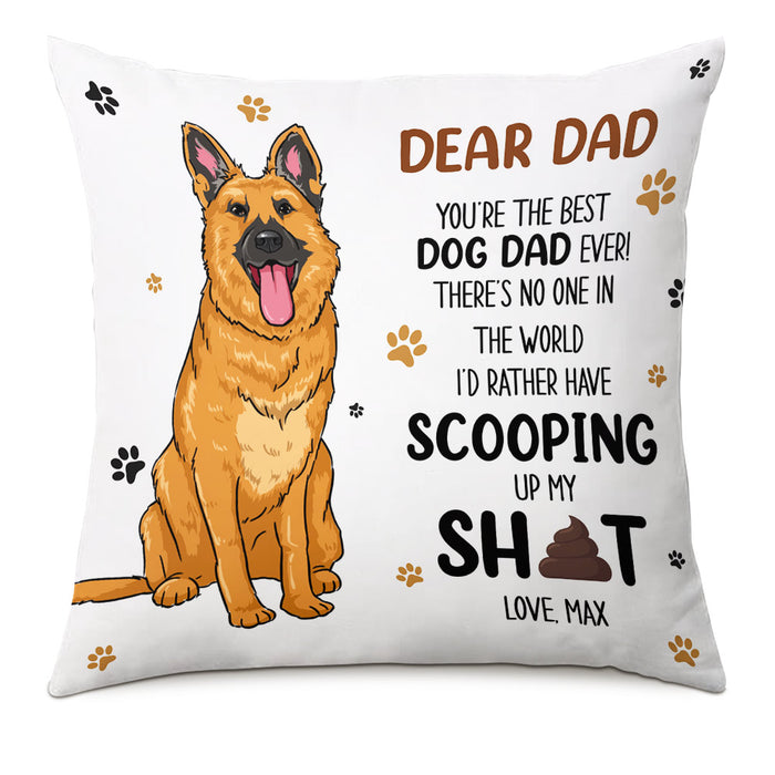 Personalized To Dog Dad Pillow DB152 85O66 1