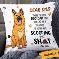 Personalized To Dog Dad Pillow DB152 85O66 thumb 1