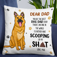 Personalized To Dog Dad Pillow DB152 85O66 thumb 1