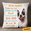 Personalized To Dog Dad Pillow DB152 26O36 1