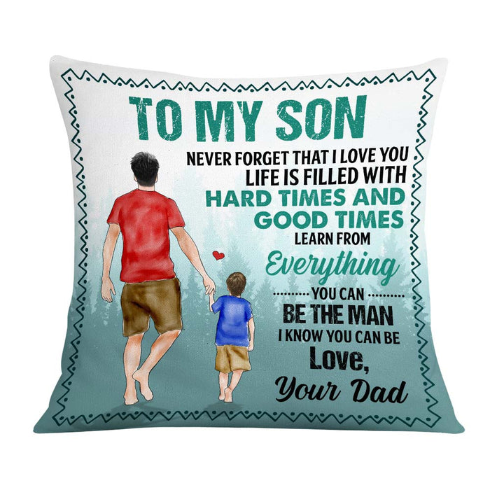 Personalized Dad Grandpa To My Son Grandson Pillow DB153 87O57 1