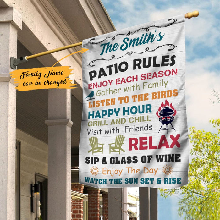 Personalized Patio Gardening Garden Flag JN244 85O47 1