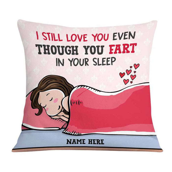 Personalized Valentine Couple Fart Pillow DB162 81O58 1