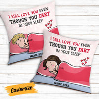 Personalized Valentine Couple Fart Pillow DB162 81O58 thumb 1