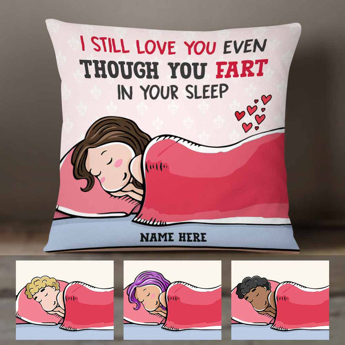 Personalized Valentine Couple Fart Pillow DB162 81O58 1