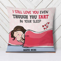 Personalized Valentine Couple Fart Pillow DB162 81O58 thumb 1