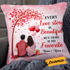 Personalized Valentine Couple Love Story Pillow DB162 95O24 1