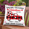 Personalized Valentine Couple Red Truck Pillow DB162 87O53 1