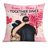 Personalized Valentine Couple Pillow DB162 26O19 thumb 1
