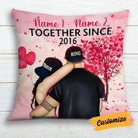 Personalized Valentine Couple Pillow DB162 26O19 thumb 1