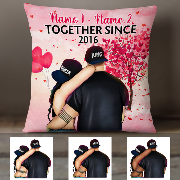 Personalized Valentine Couple Pillow DB162 26O19 1