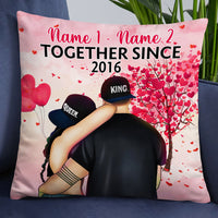 Personalized Valentine Couple Pillow DB162 26O19 thumb 1