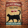 Black Cat and Wine Canvas MY117 85O57 thumb 1