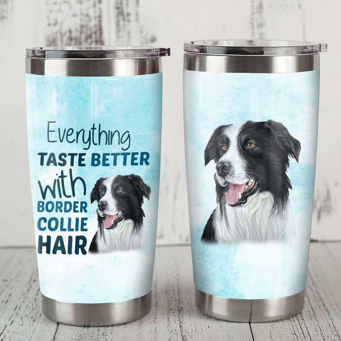 Border Collie Dog Steel Tumbler MR0703 81O31 1