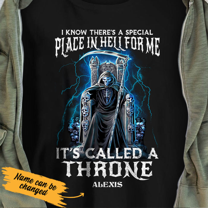 Personalized Skull Throne T Shirt JL306 85O53 1