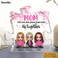 Personalized Mom You Are The Piece That Holds Us Together Plaque 22817 thumb 1