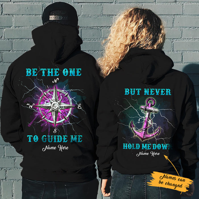 Personalized Anchor Compass Love Couple Hoodie SB194 81O60 1