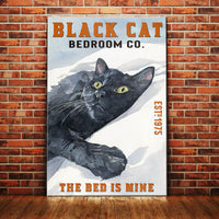 Black Cat Bedroom Canvas MY101 74O36 thumb 1