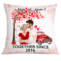 Personalized Valentine Couple Pillow DB163 30O24 thumb 1